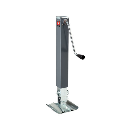 Draw-Tite TRAILER JACK, DIRECT WELD SQUARE TUBE - SIDE WIND; 10,000 LBS SUPPORT 180455